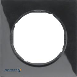 Рамка 1Х пластик/чорний, R.3 (10112245)