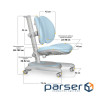 Дитяче крісло Mealux Ortoback Duo Blue (Y-510 KBL)