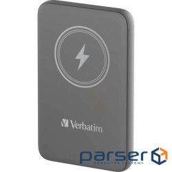 Повербанк із бездротовою зарядкою VERBATIM Charge 'n' Go 10000mAh Gray (32249)