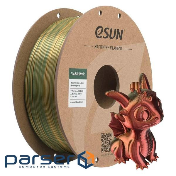 Пластик для 3D-принтера eSUN ePLA-Silk Mystic 1.75мм 1kg GoldRedGreen (EPLA-SILKMYSTIC-P175JRG1)