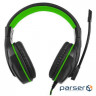 Навушники Gemix N20 Black-Green Gaming