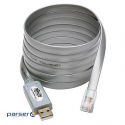 USB to RJ45 Cisco Serial Rollover Cable, USB Type-A to RJ45 M/M, 6 ft. (U209-006-RJ45-X)