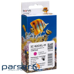 Картридж Barva HP 920XL (CD973AE) 980 c, Magenta (IC-920XL-M)