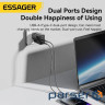 Зарядний пристрій 1xUSB-C + 1xUSB 33W Essager (ECTAC-PCB01-P)