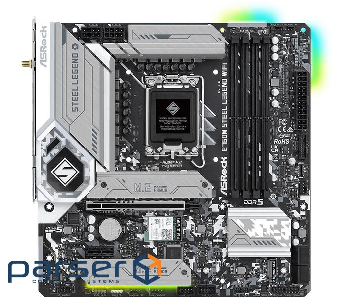 Материнська плата ASROCK B760M Steel Legend WiFi