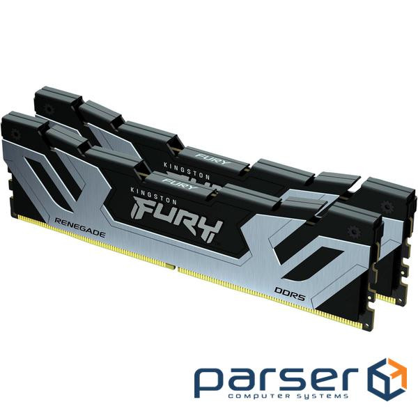 Модуль пам'яті KINGSTON FURY Renegade Black/Silver DDR5 8400MHz 48GB Kit 2x24GB (KF584CU40RSK2-48)