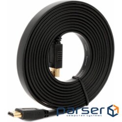 Кабель MERLION HDMI 5м Black (YT-HDMI(M) (M)SLIM-5.0M) (YT-HDMI(M)/(M)SLIM-5.0m)