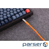 Дата кабель USB-C + USB A to USB-C 1.0m Double-Sleeved Geek orange Keychron (CAB22_ (CAB22 KEYCHRON)