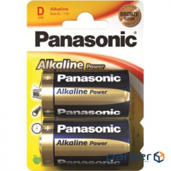 Батарейка Panasonic D LR20 Alkaline Power * 2 (LR20REB/2BP)