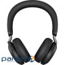 Гарнітура бездротова JABRA Evolve2 75 MS Stereo USB-A w/charging base Black (27599-9 (27599-989-999)