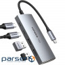 USB-хаб UGREEN CM480 USB-C 4-port Adapter 10G Space Gray (30758) (UGR-30758)