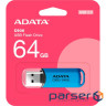 Флешка ADATA C906 64GB USB2.0 Blue (AC906-64G-RWB)