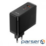 Мережевий зарядний пристрій Baseus GaN5 Pro 2 порти, USB+Type-C 100W Білий (CCGP090202)