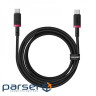 Cable Baseus Dura Series Type-C to Type-C 100W (2m) red/black (P10377803U01-03)
