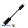 Перехідник HDMI F to DisplayPort M 4K30Hz black ColorWay (CW-AD-DPHD)