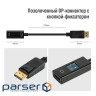 Перехідник HDMI F to DisplayPort M 4K30Hz black ColorWay (CW-AD-DPHD)
