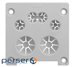 Бічна накладка Ofiblock COMPACT кабельн ввід 2xØ13 мм, 2xØ6 мм та здвоєний отвір 2xØ6 мм (KCFC06/24)