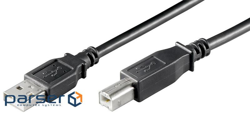 Кабель принтера Goobay USB2.0 A-B M/M 1.8m, AWG28 2xShielded D=3.4mm Cu (75.06.8900-1)