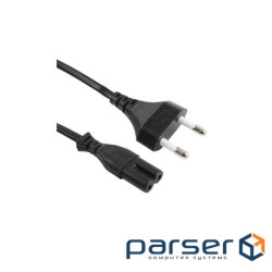 Кабель живлення Merlion C7 1.5m 0.5mm (PC-184/2 CEE7/16-C7-CCA15)