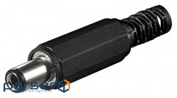 Конектор FreeEnd-Jack DC,5.5x2.5x9.0mm конектор прямий,чорний (75.01.1116-1)