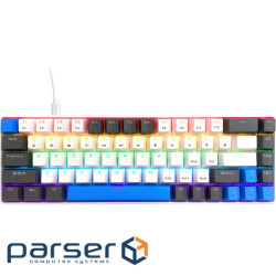 Клавіатура ігрова механічна Media-Tech MT1259 RED CORE MX60, Anti-Ghosting 68кл, PC/Mac