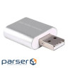 Sound card USB, 2 Channel mini, C-Media chip, RTL (B00668)
