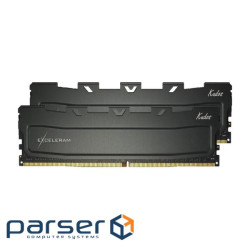 Модуль пам'яті EXCELERAM Kudos DDR4 3600MHz 32GB Kit 2x16GB Black (EKBLACK4323618XD)