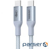 Кабель USB 3.1 Type-C M-M, 2 м, 240W （5A）синій, L534 UGREEN (75732)