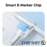 Кабель USB 3.1 Type-C M-M, 2 м, 240W （5A）синій, L534 UGREEN (75732)
