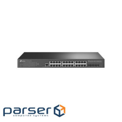 Комутатори TP-LINK TL-SG3428X-UPS 24xGE 4x10GE/SFP+ L2 JetStream 19