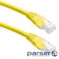Patch cord Cablexpert 3м UTP, Желтый, 3 м, 5е cat. (PP12-3M/Y)