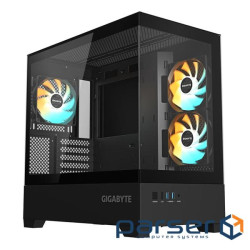 Корпус GIGABYTE C201 Panoramic Black (GB-C201P)
