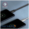 Дата кабель USB-C to USB-C 1.0m v3.2 Gen 1 PD 60W 3A black AXAGON (BUCM3-CM10AB) (BUCM3-CM10AB 1м)