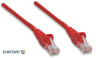 Патчкорд UTP Cat.5e ( 2м червоний ), Intellinet, Біметал, ССА (319300)