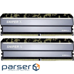 Модуль пам'яті G.SKILL Sniper X Digital Camo DDR4 3200MHz 32GB Kit 2x16GB (F4-3200C16D-32GSXKB)