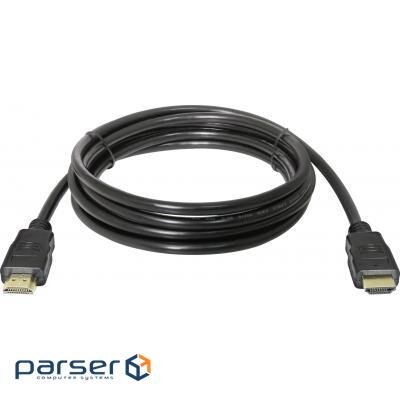 Кабель мультимедійний HDMI to HDMI 3.0m HDMI-10 v1.4 Defender (87457)