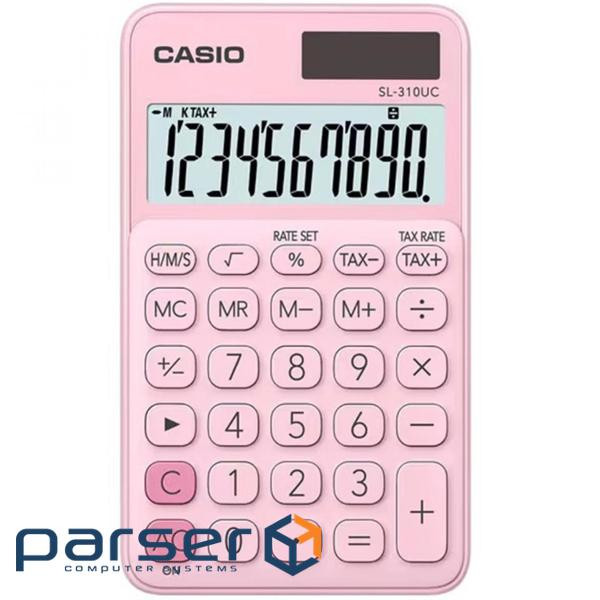 Калькулятор Casio SL-1000SC-PK-W-EP, рожевий (CALC-CAS-SL-310UC-PK)