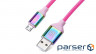 Дата кабель USB 2.0 AM to Micro 5P 1.0m Premium Rainbow REAL-EL (EL123500052)