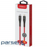 Дата кабель USB-C to Lightning 18W 1,2m CBRNYTL1 red Intaleo (1283126504129)