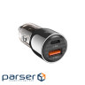 Автомобільний зарядний пристрій XO CC58 1xUSB-A, 1xUSB-C, 95W Car Charger Gray (CC58_TARNISH)