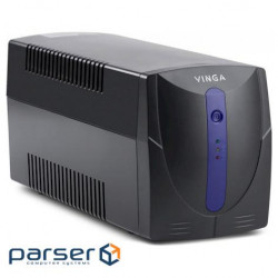 Джерело безперебійного живлення Vinga LED 800VA plastic case (VPE-800P)