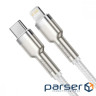 Cable Baseus Cafule Metal Type-C to Lightning PD 20W (1m) green (CATLJK-A06)