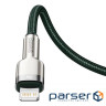 Cable Baseus Cafule Metal Type-C to Lightning PD 20W (1m) green (CATLJK-A06)