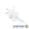 Зарядний пристрій HOCO C76A Pro Majestic USB-C PD30W + cable USB-C to USB-C White (6942007616324)