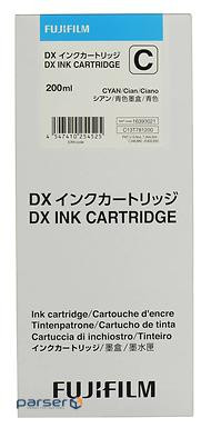 Cartridges for INKJET printing FUJI DX100 INK CARTRIDGE CYAN 200ML (70100111582)