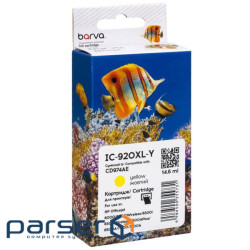 Картридж Barva HP 920XL (CD974AE) 980 c, Yellow (IC-920XL-Y)