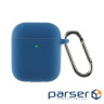 Чохол ArmorStandart Ultrathin Silicone Case With Hook для Apple AirPods 2 Lake Blue (ARM59683)