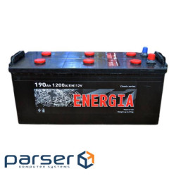 Акумулятор автомобільний ENERGIA 190Ah збоку (+/-) (000022395)