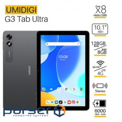 Планшет UMIDIGI G3 Tab Ultra 8/128GB Space Gray