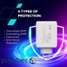 Зарядний пристрій Canyon CU100ACC GaN 100W 3xPD 1xQC EU White (CNS-CUW100ACC)